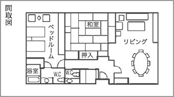 貴賓室観月間取図